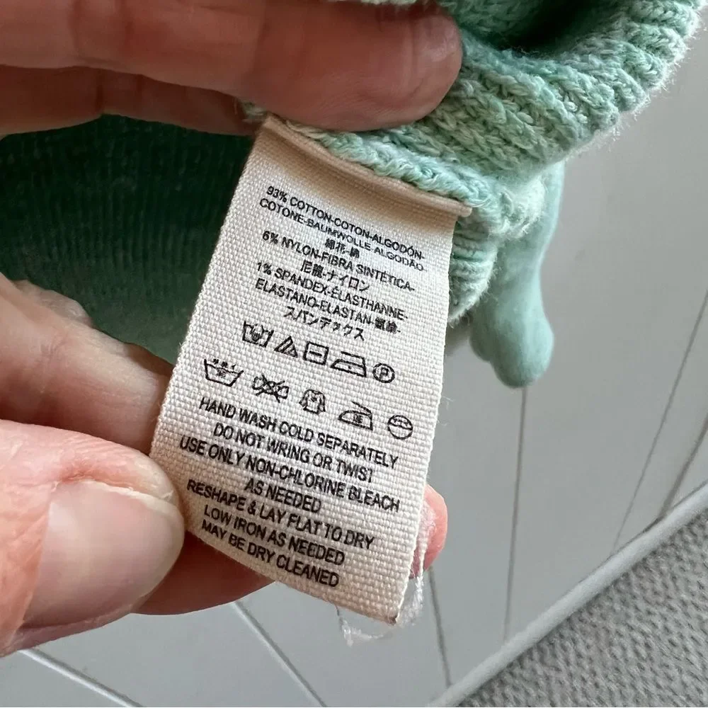 Free People Too Good Mockneck Sweater in Opaline Green